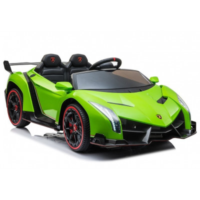 Elektrické autíčko - Lamborghini Veneno - nelakované - zelené